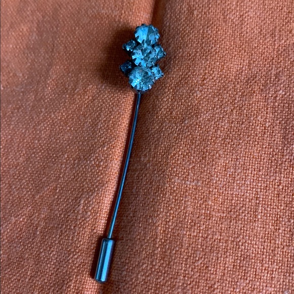 Vintage Sparkly Rhinestone Stick Pin - Picture 2 of 3